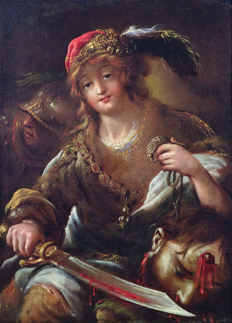 David s hlavou Goliáše, kolem roku 1640 od Claude Vignon
