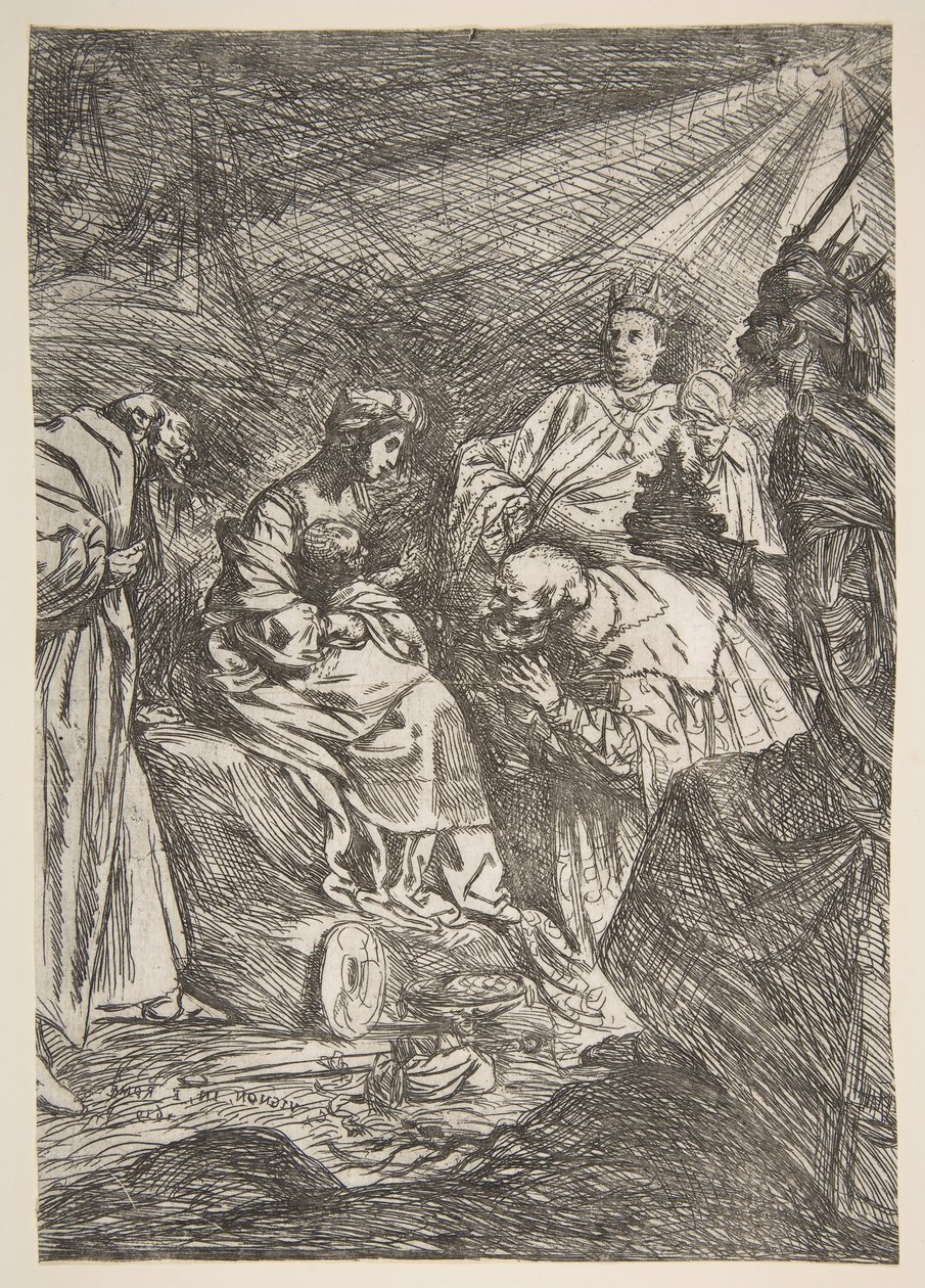 Klanění tří králů, 1619. od Claude Vignon