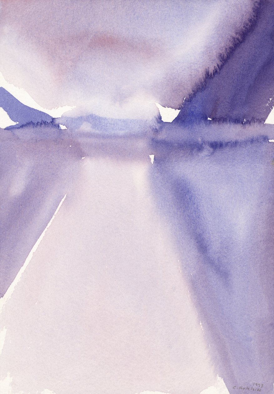 Horské jezero, 1993 (akvarel) od Claudia Hutchins Puechavy