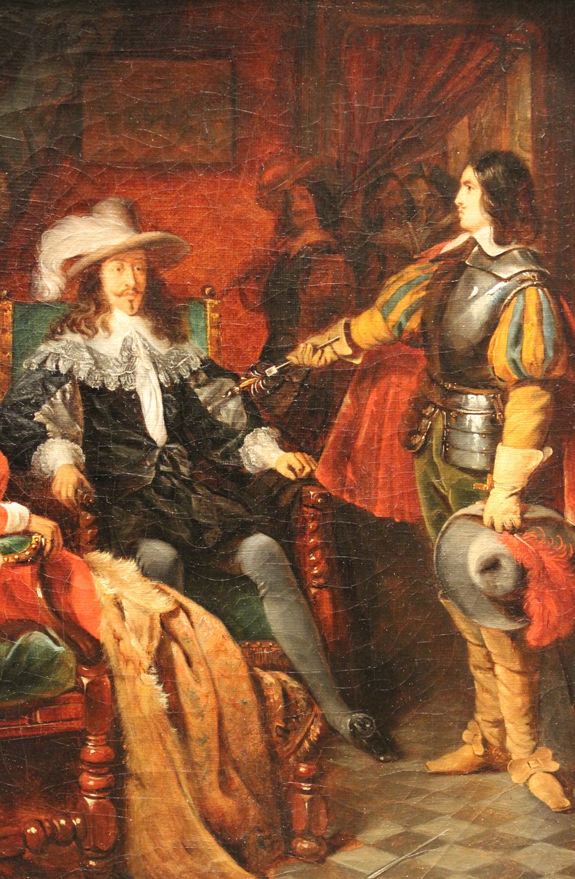 Cinq-Mars vrací svůj meč Ludvíku XIII od Claudius Jacquand