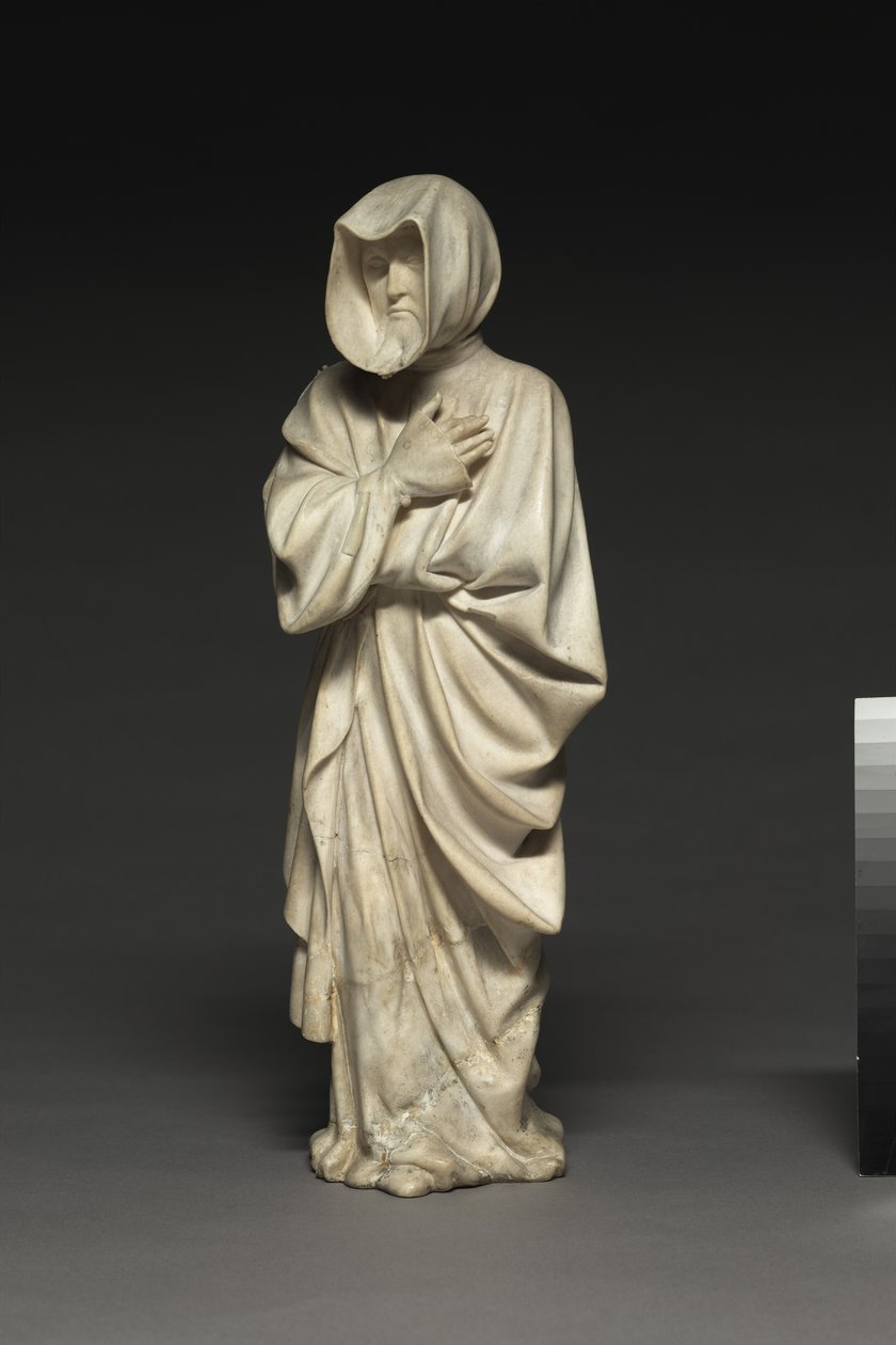 Dva plačci z hrobky Filipa Smělého, vévody z Burgundska, 1404-10 od Claus de Werve