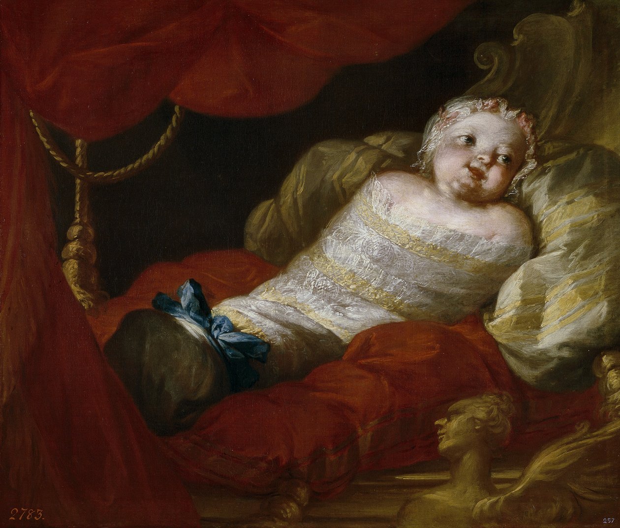 Infanta Isabella Bourbonská, princezna z Neapole od Clemente Ruta