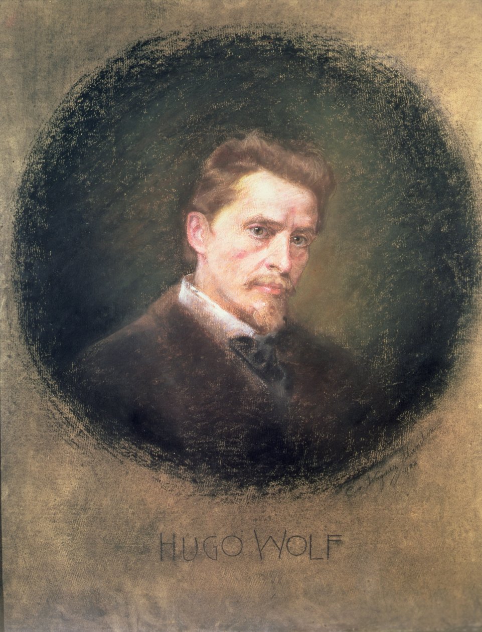 Hugo Wolf (1860-1903), 1902 (pastel) od Clementine Wagner