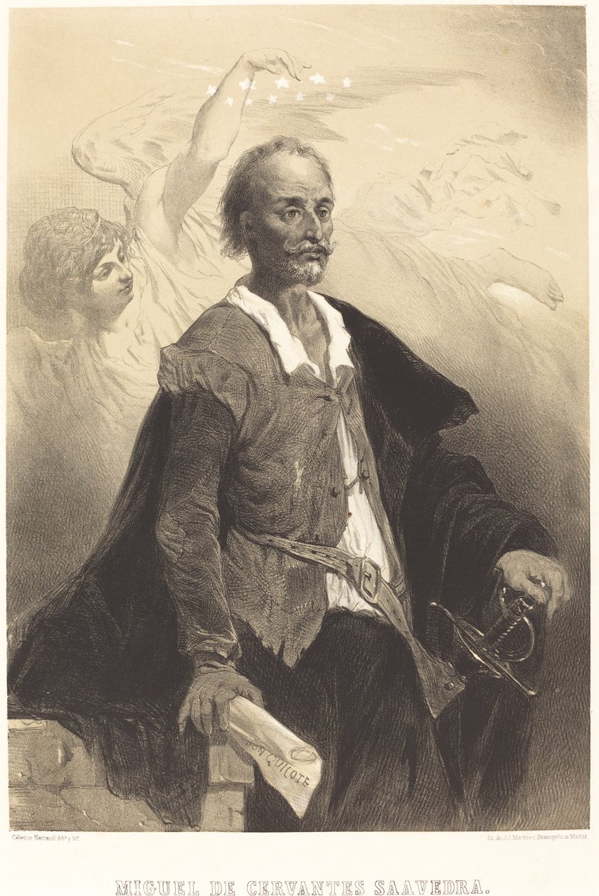 Miguel de Cervantes Saavedra od Célestin Nanteuil