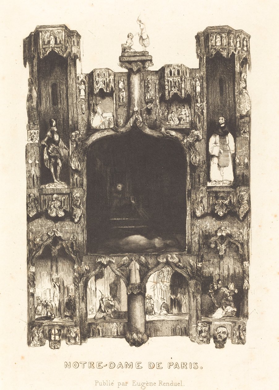 Notre Dame v Paříži od Célestin Nanteuil