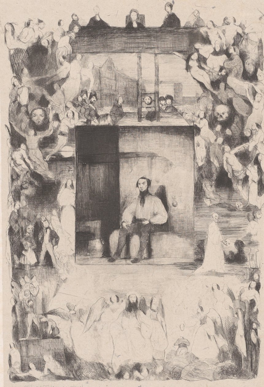 Poslední den odsouzeného muže, 1833. od Célestin Nanteuil