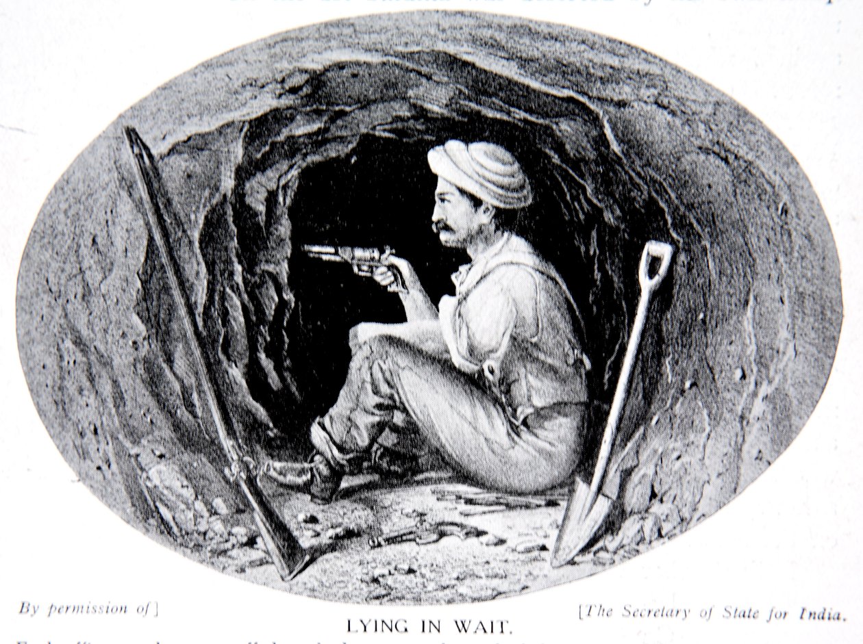 Čekání, ilustrace z „Dějiny národa“ od Clifford Henry Mecham