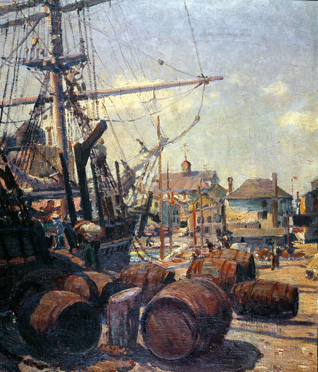 Vybavení velrybáře (olej na plátně) od Clifford Warren Ashley