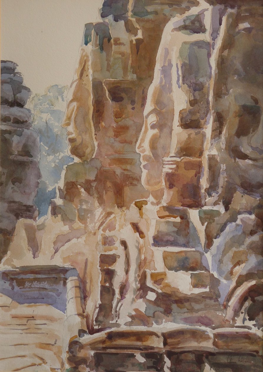 Bayon: (akvarel), 2000. od Clive Wilson