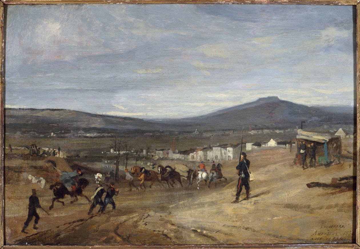 Vaugirard při obléhání Paříže od Clément Auguste Andrieux