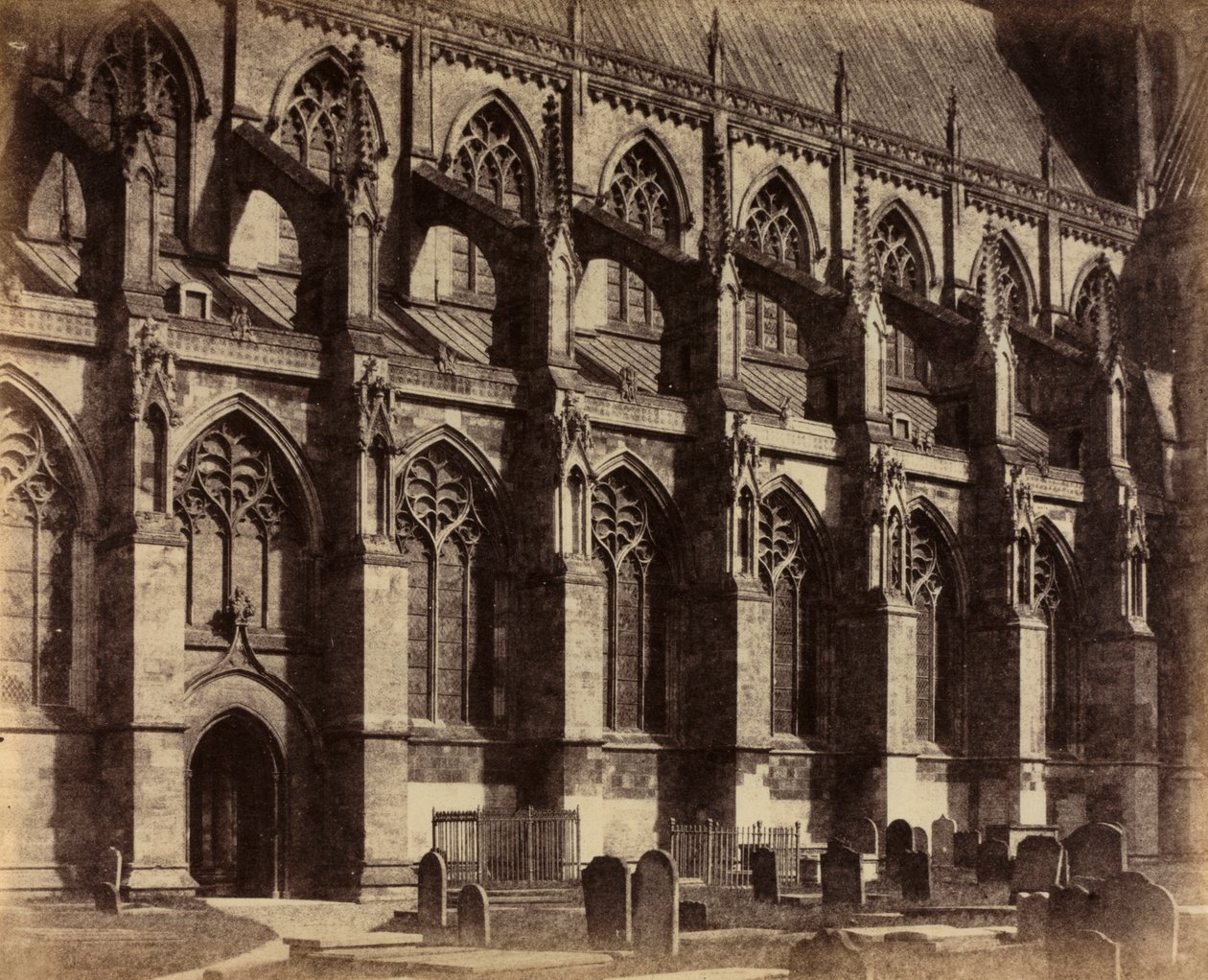 South Side Beverley Minster, 1860. od Col. Alfred Capel Cure