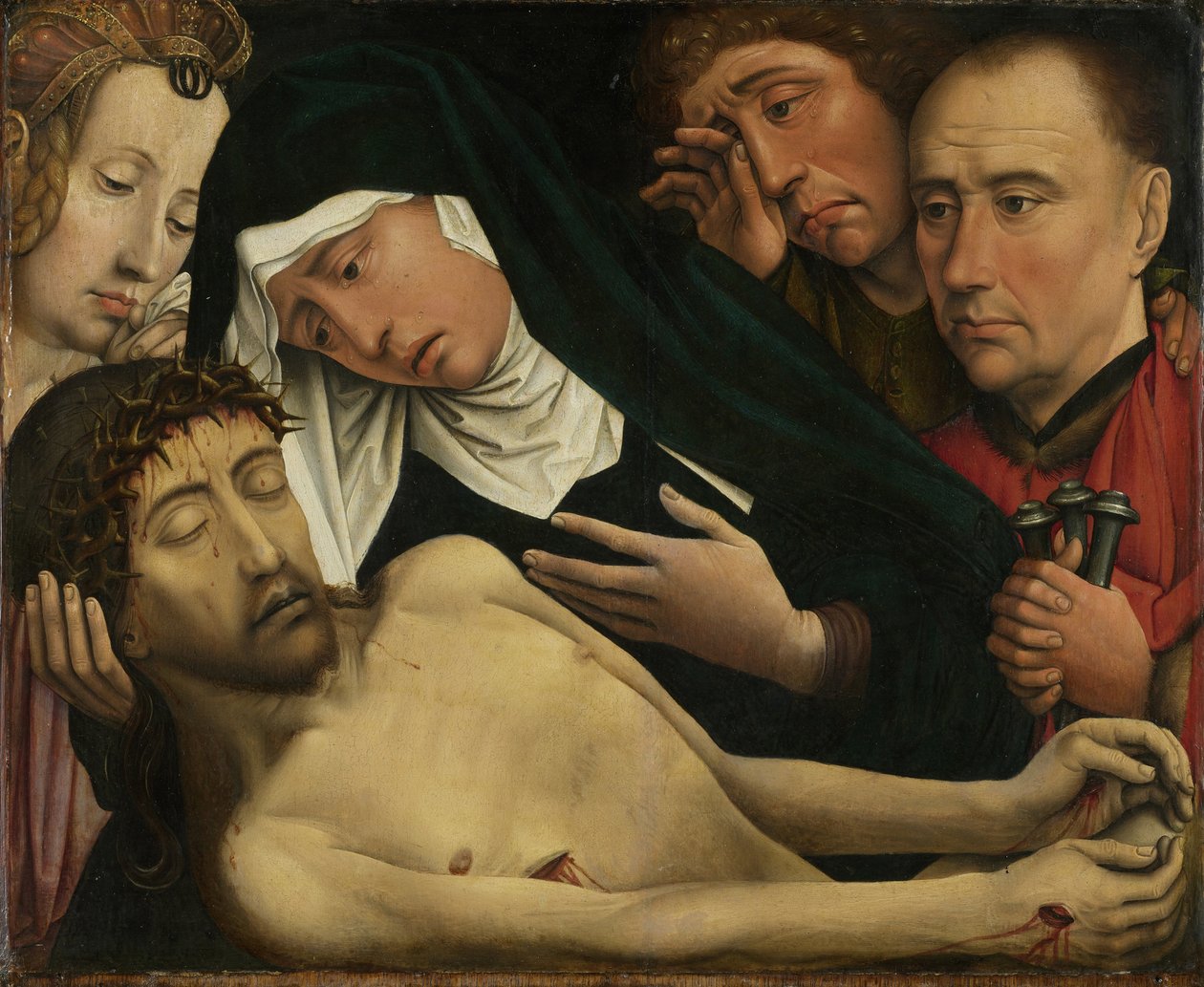 Pláč nad Kristem, c. 1510 od Colijn de Coter