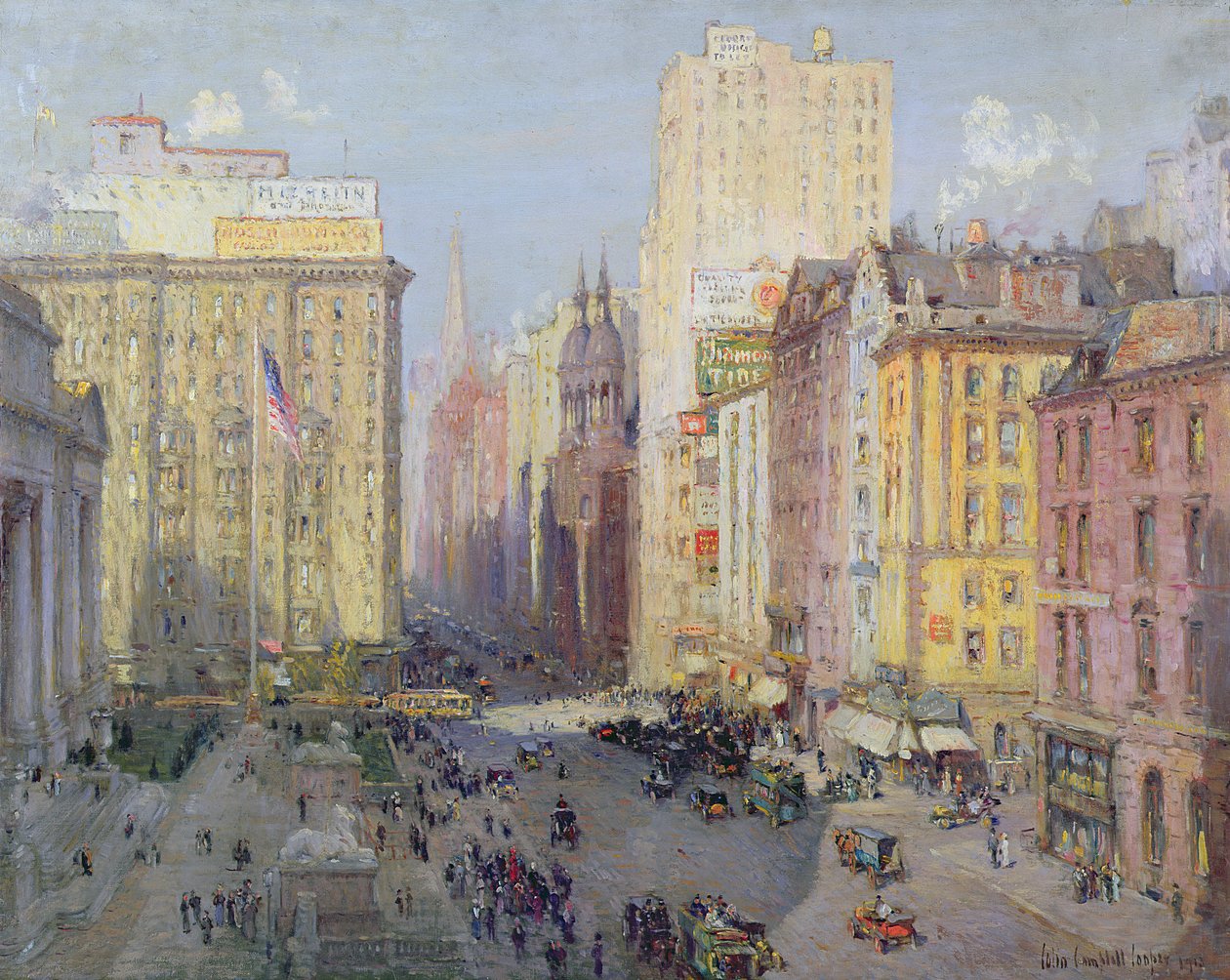 Fifth Avenue, New York, 1913 od Colin Campbell Cooper