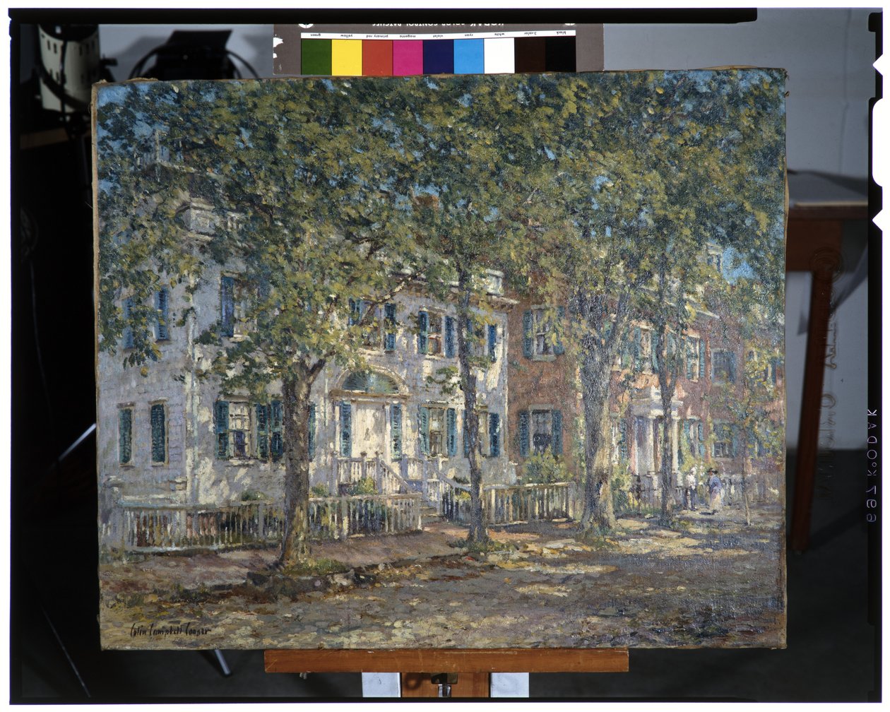Upper Main Street, Nantucket, Massachusetts od Colin Campbell Cooper