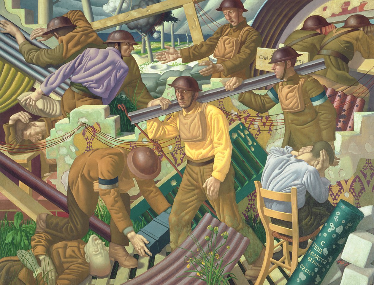 Kanadská pozorovací stanice, 1919 od Colin Unwin Gill