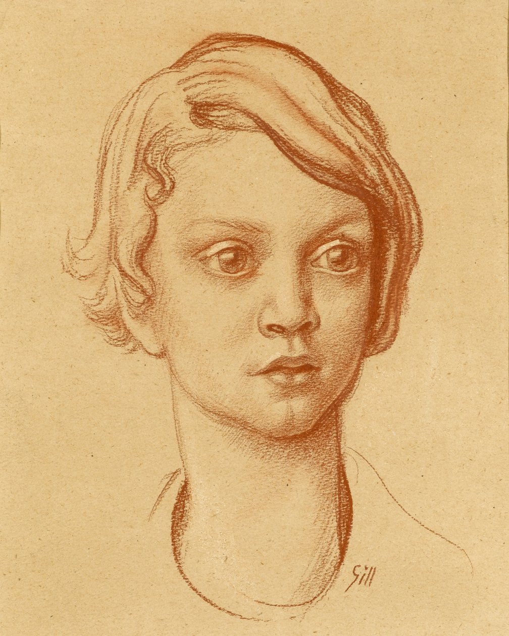 Portrét Sue Lethbridgeové, kolem roku 1935 od Colin Unwin Gill