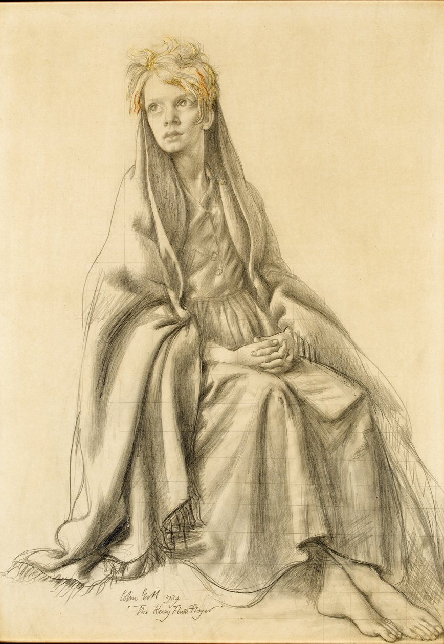 Studie pro ?Kerryho hráče na flétnu?, 1934 od Colin Unwin Gill