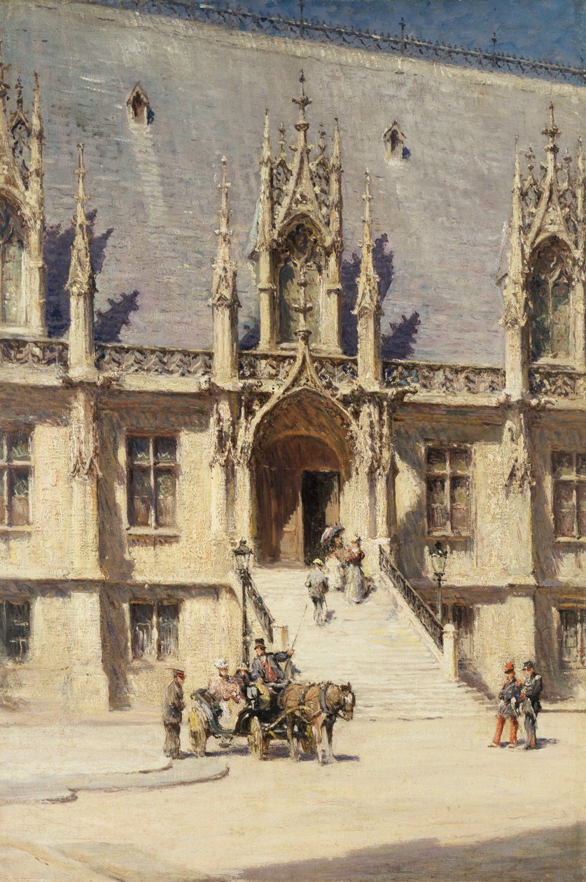 Bruggy, Belgie od Colin Campbell Cooper