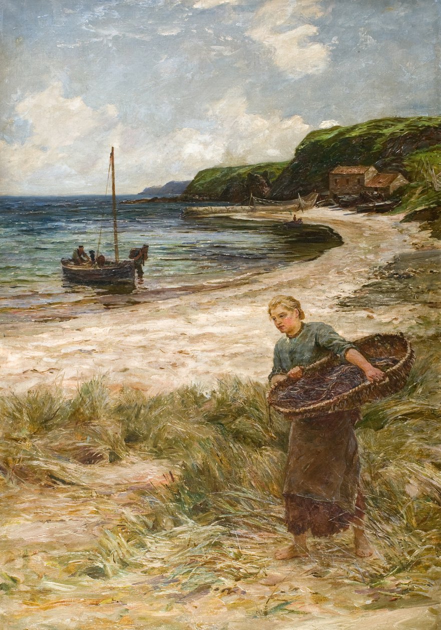 Děvče, které láká čáru od Colin Hunter