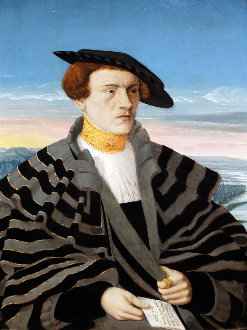Portrét Gilbrechta von Holzhausena (1514-1550) od Conrad Faber von Kreuznach