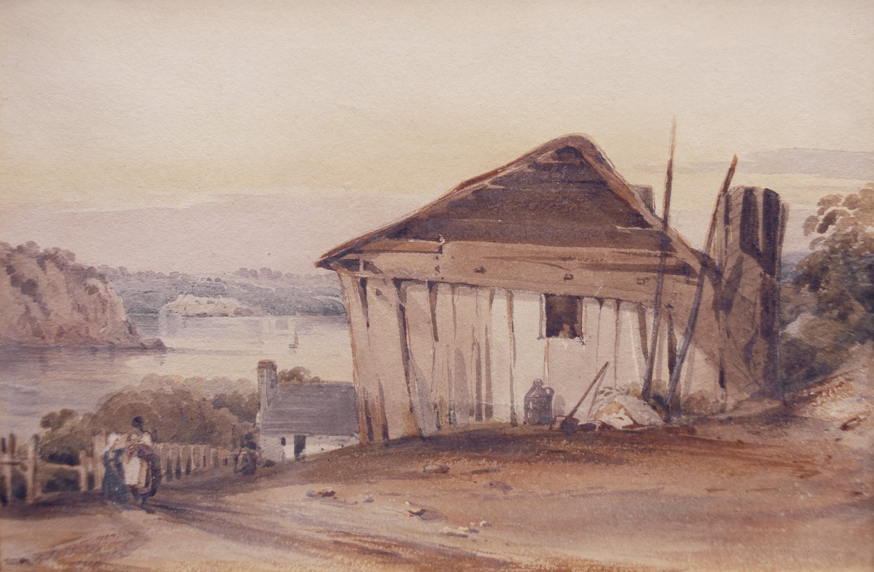 Billy Blues Boat Shed, 19. století od Conrad Martens