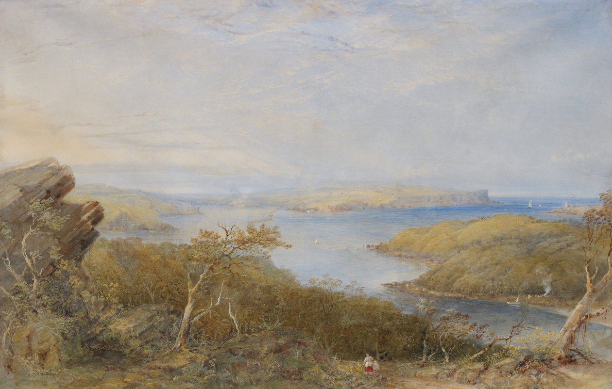 North Head shora Balmoral, Sydney Harbour od Conrad Martens