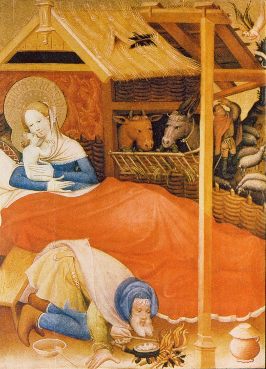 Narození Krista, 1404 od Conrad von Soest