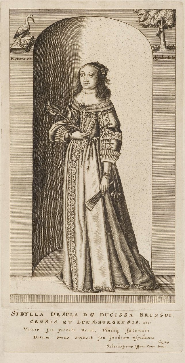 Conrad Buno - Sibylle Ursula, princezna brunšvicko-lüneburská od Conrad Buno