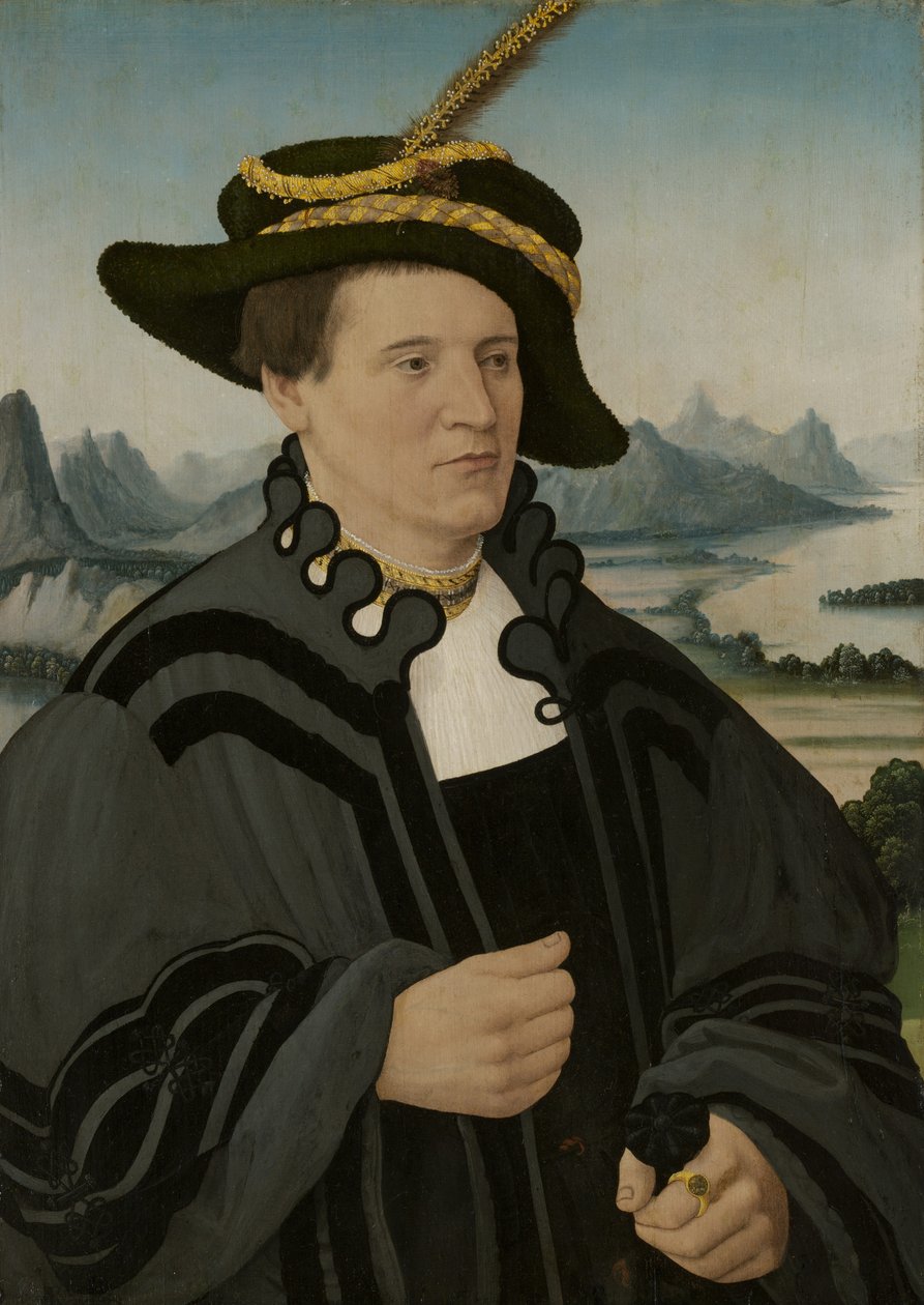 Portrét Friedricha Rorbacha, 1532 od Conrad Faber von Creuznach