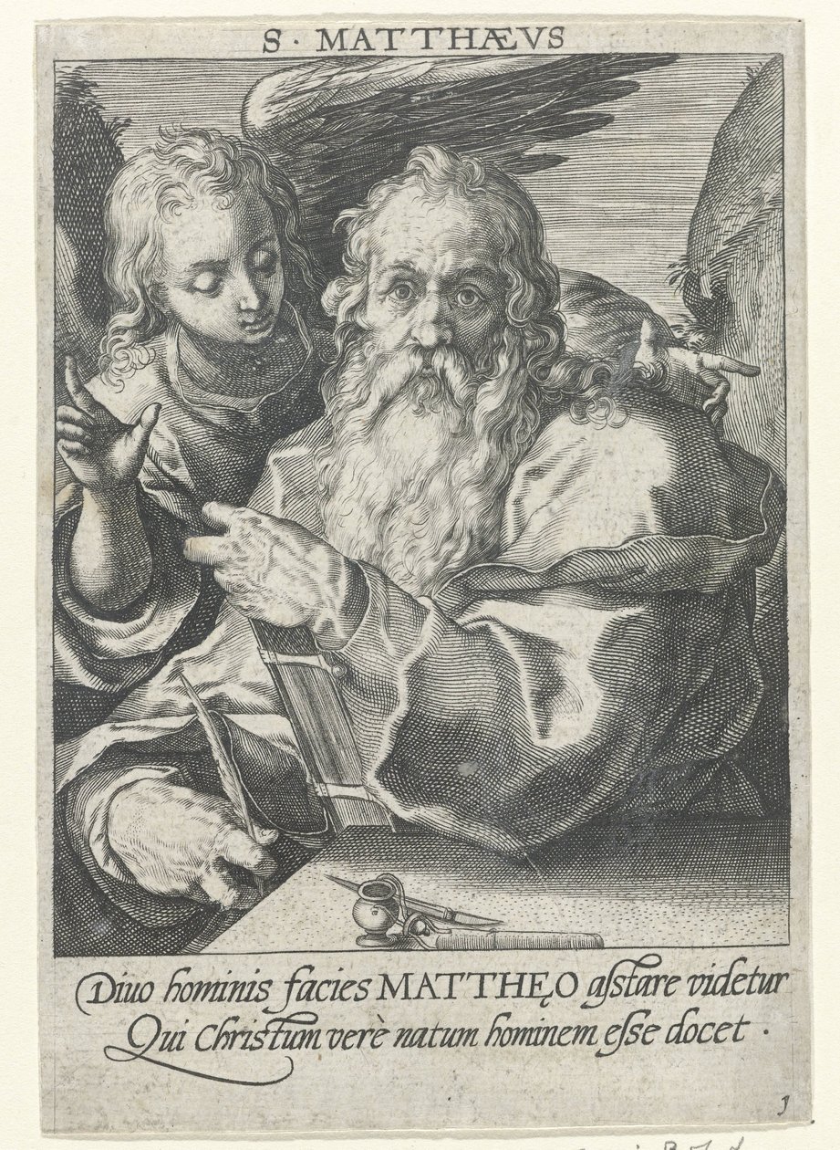 Evangelista Matouš Čtyři evangelisté (název série) od Conrad Goltz (possibly)