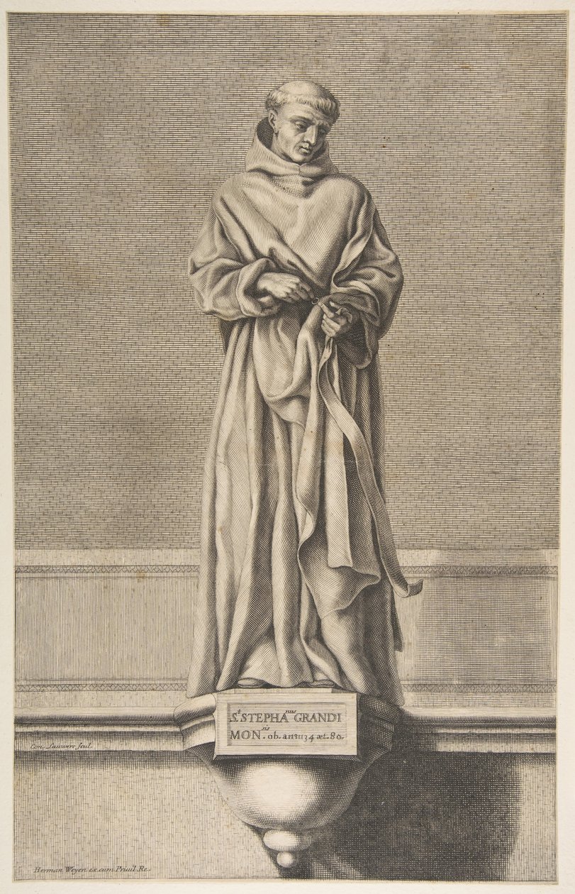 Svatý. Stephanus Girandi, 17. století. od Conrad Lauwers