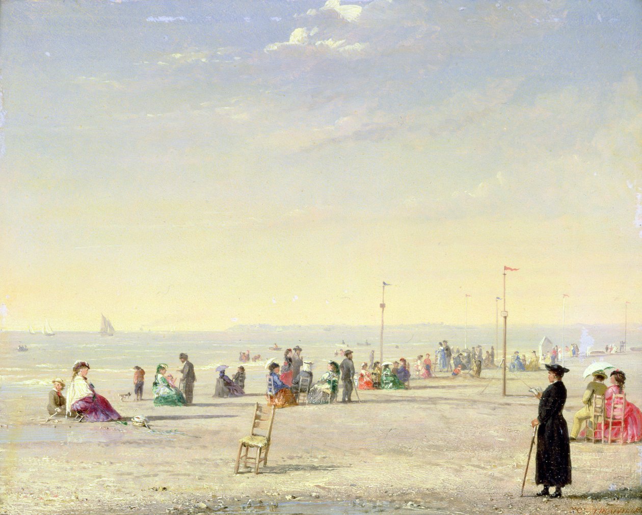 Trouville od Conrad Wise Chapman