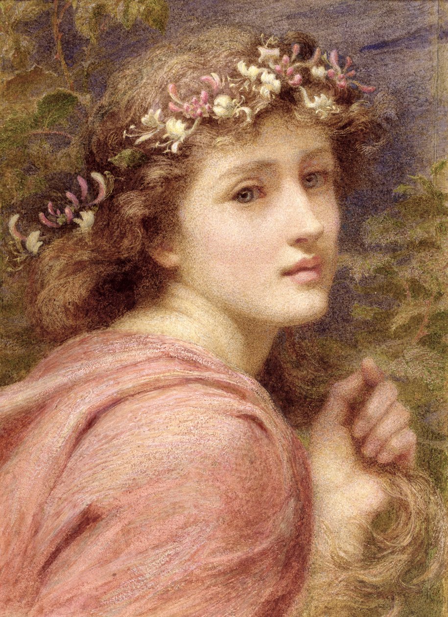 With blossoms bare bedecked daintily;Whose tender locks do tremble everie oneAt everie little breath that under heaven is blowne, 1894  od Constance Phillott