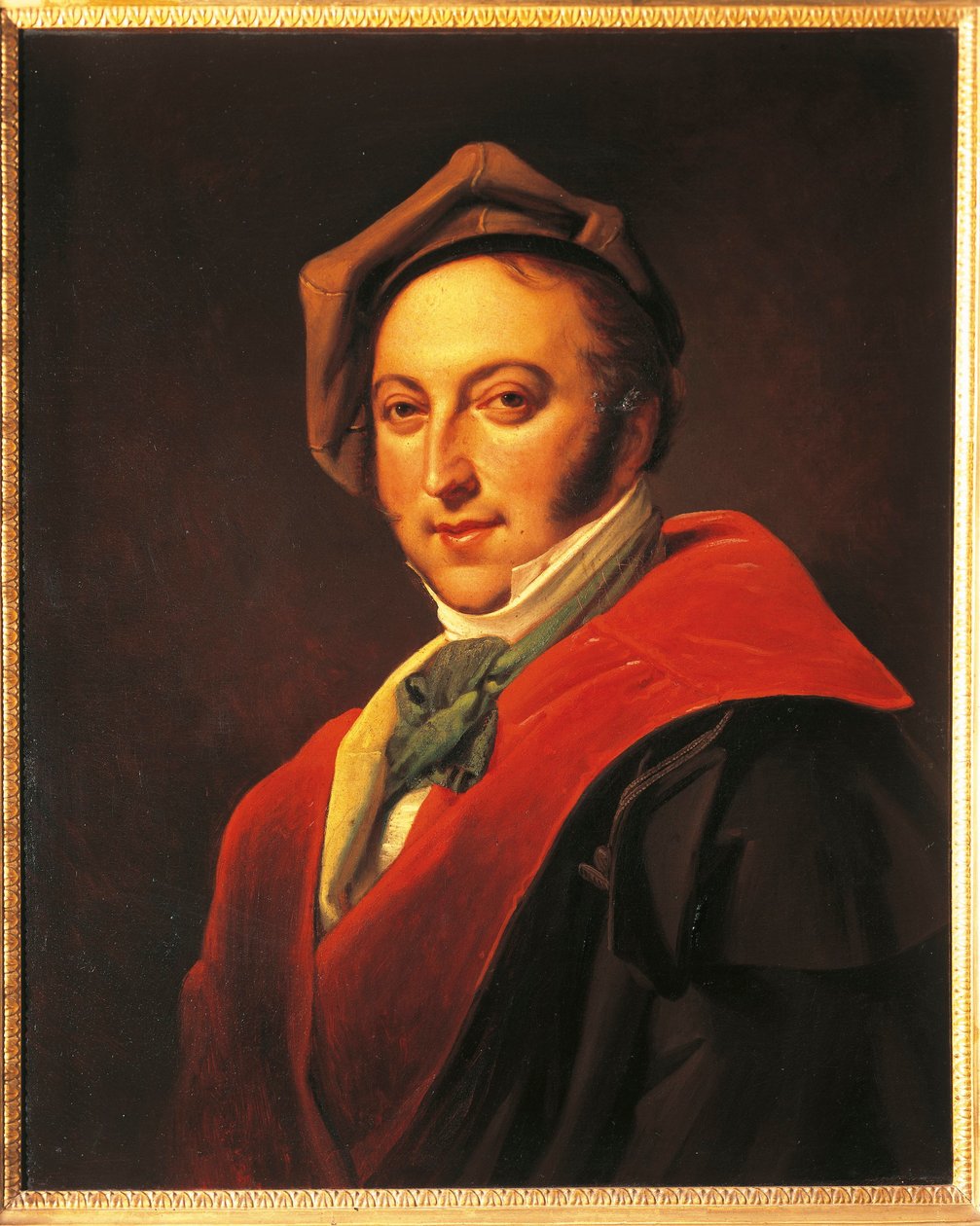 Itálie, Portrét Gioacchina Rossiniho od Constance Marie Mayer Lamartiniere
