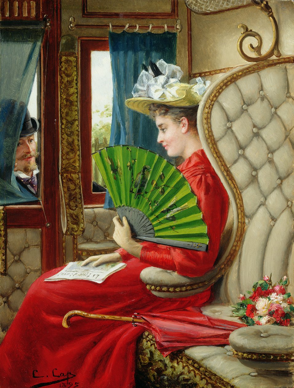 Indiskrétnost, 1895 od Constant Aime Marie Cap
