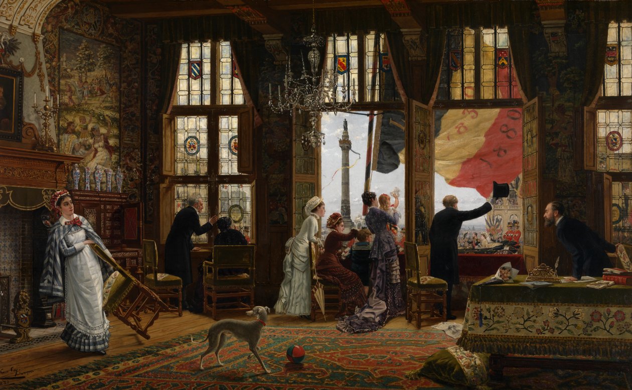 Vzpomínka na Národní slavnosti 1880 od Constant Aime Marie Cap