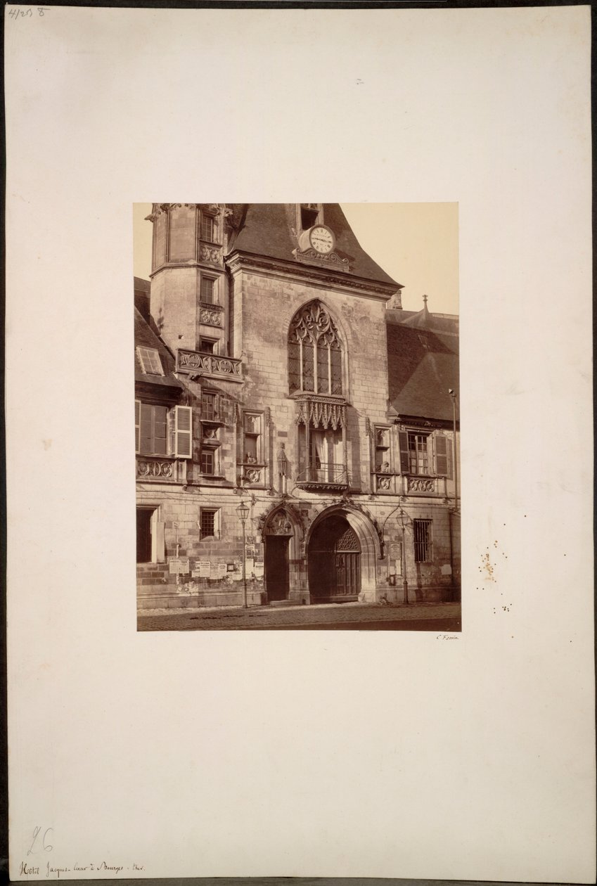 Hotel Jacques Coeur at Bourges, c. 1865.    1202523   cs       czech Successfully Translated  Original: Apollo (from the Tarocchi, series D: Apollo and the Muses, #20) Translat: Apollo (from the Tarocchi, series D: Apollo and the Muses, #20) 1279328 cs cze od Constant Alexandre Famin