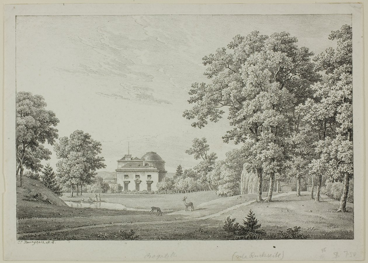 Château de Bagatelle v Bouloňském lesíku od Constant Bourgeois