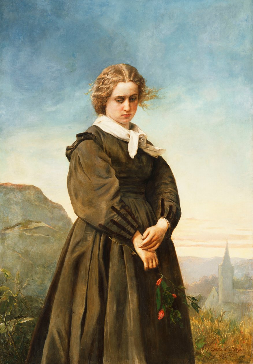 Melancholie lásky, 1866 od Constant Mayer