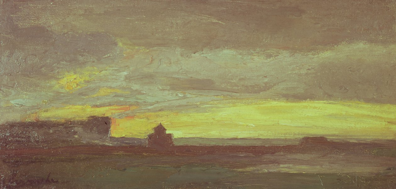 Maják v Ostende od Constant Permeke