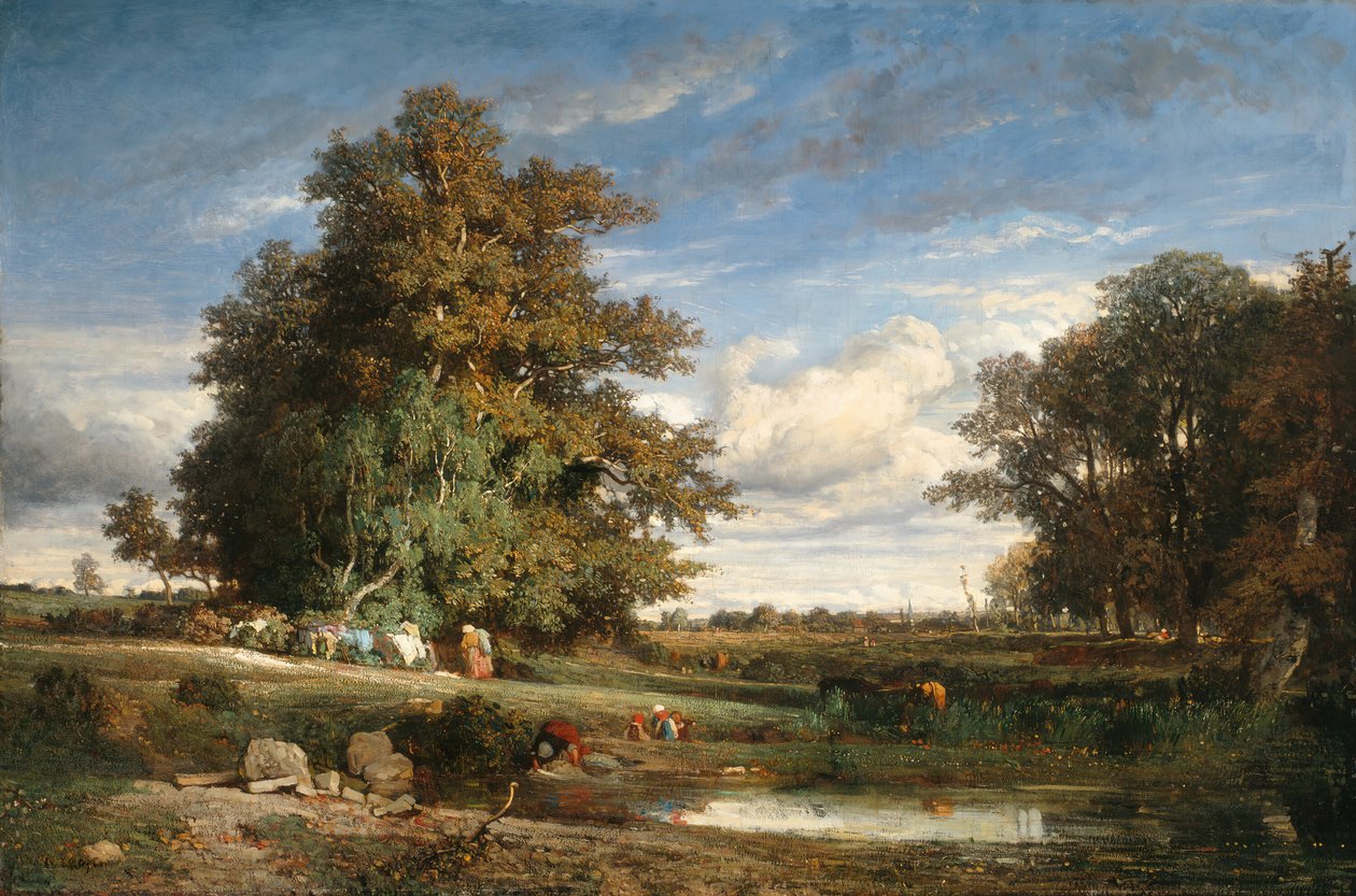 The Marsh, 1840. od Constant Troyon