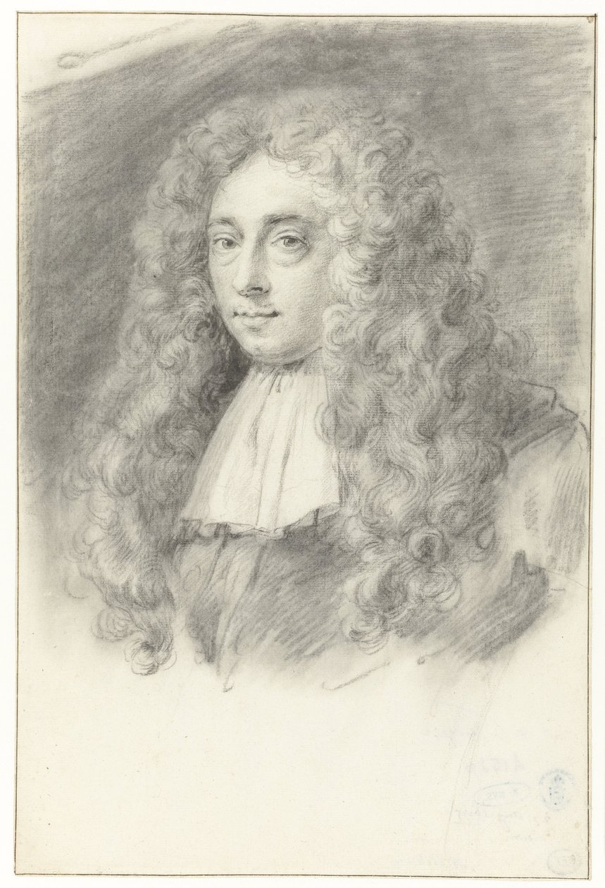 Autoportrét (?) Constantijna Huygense mladšího od Constantijn Huygens (II) (possibly)