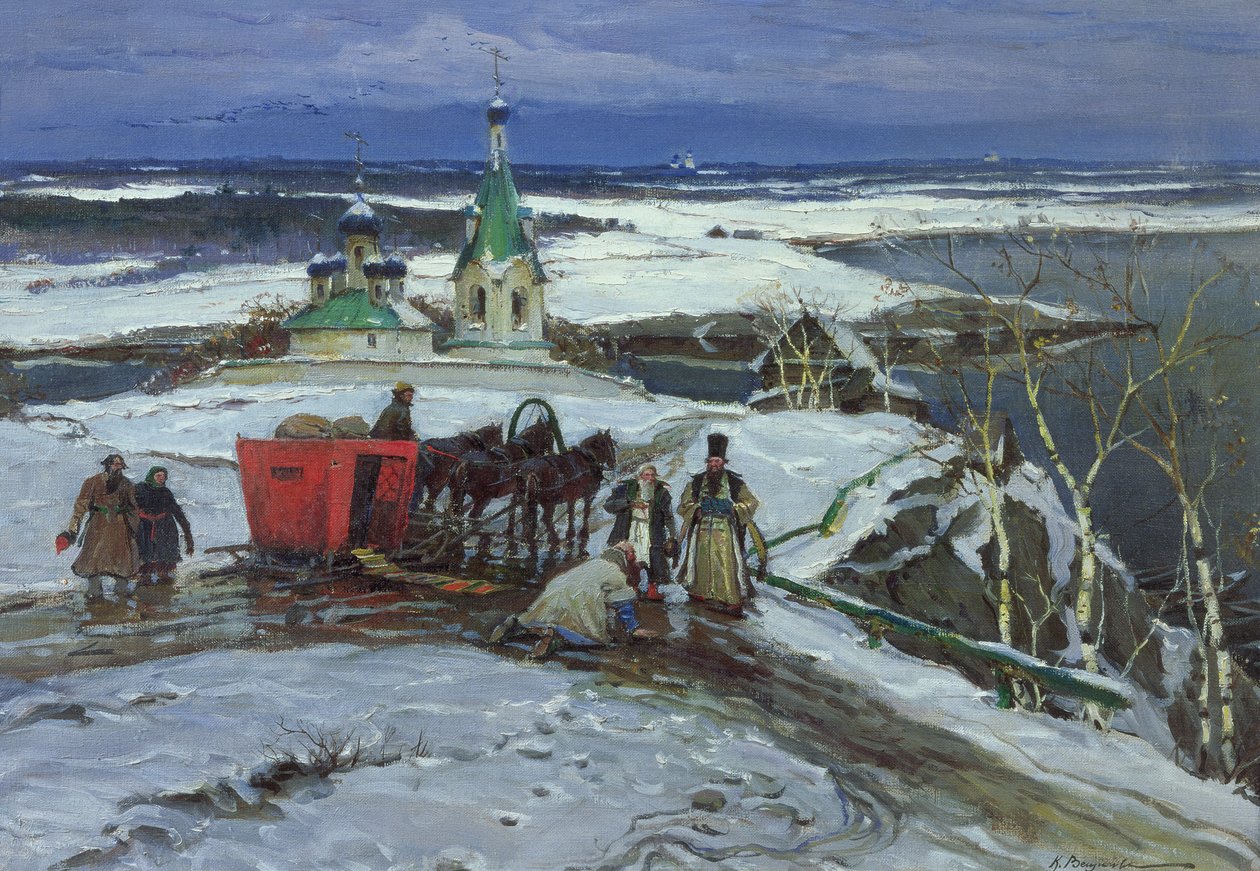 Zavřené sáně od Constantin Alexandrovich Westchiloff