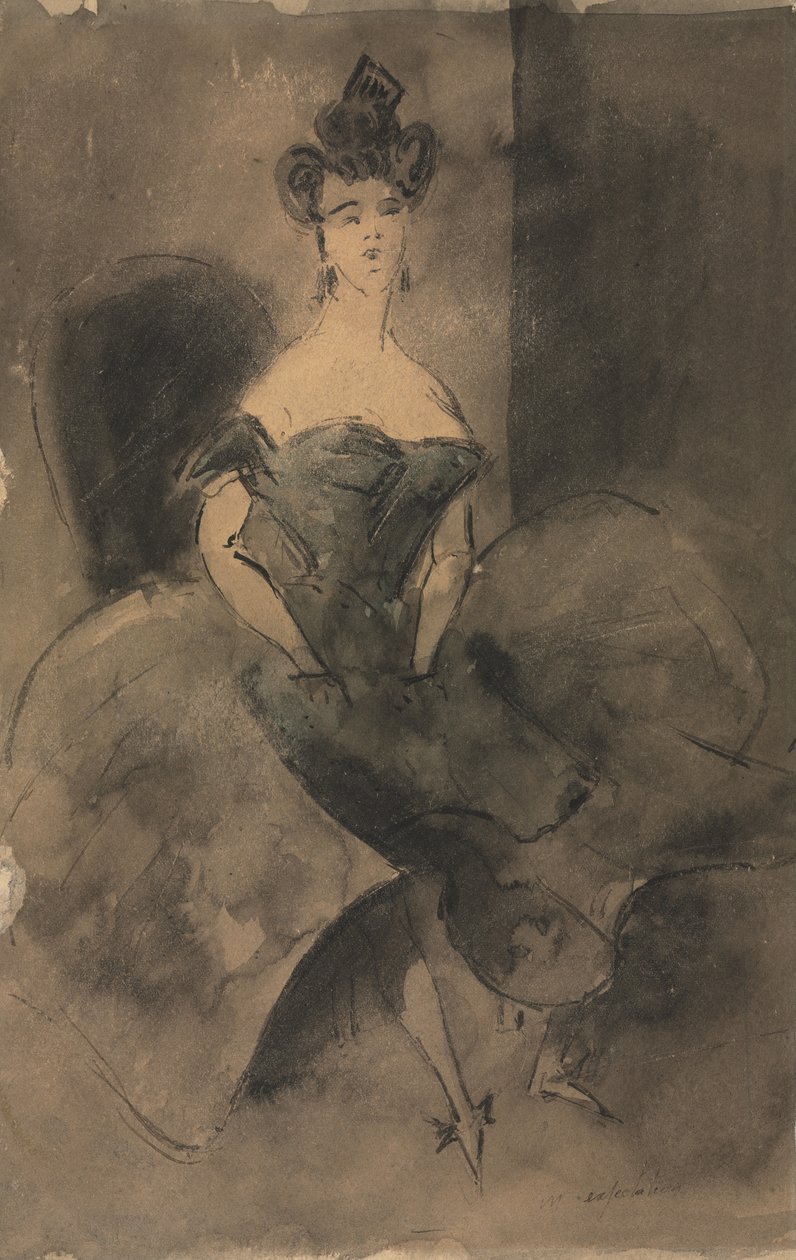 V očekávání, 1800. od Constantin Guys