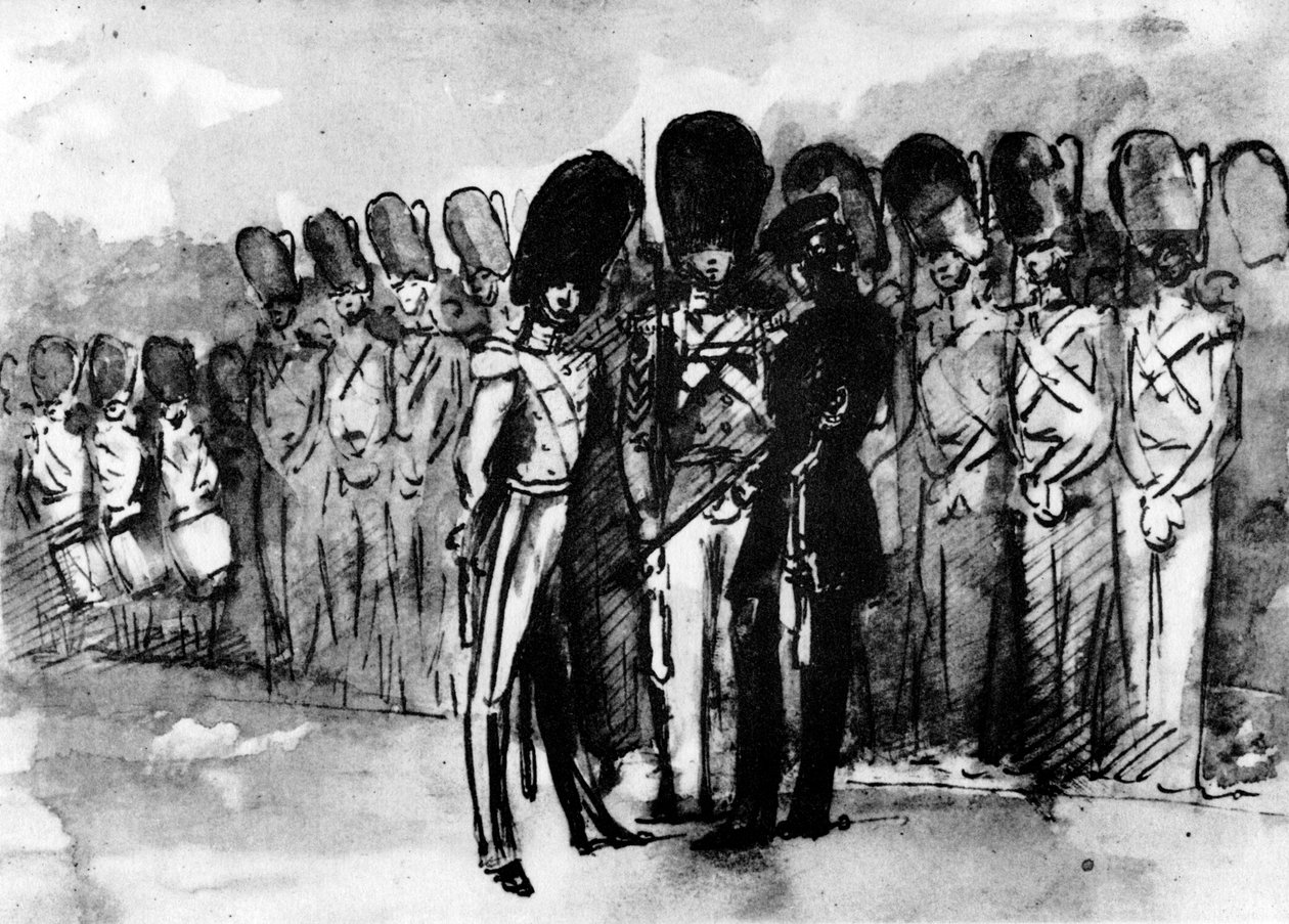 Na přehlídce, 1930. od Constantin Guys
