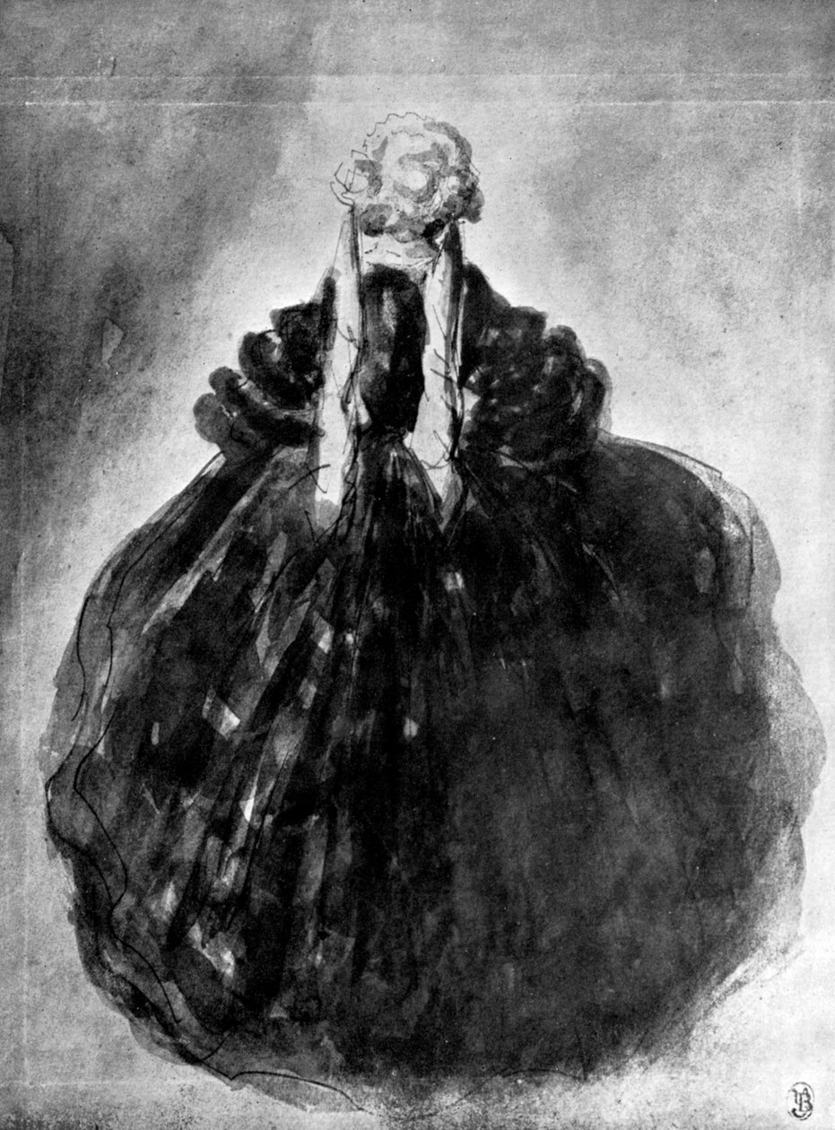 Studie dámy, 19. století, 1930. od Constantin Guys