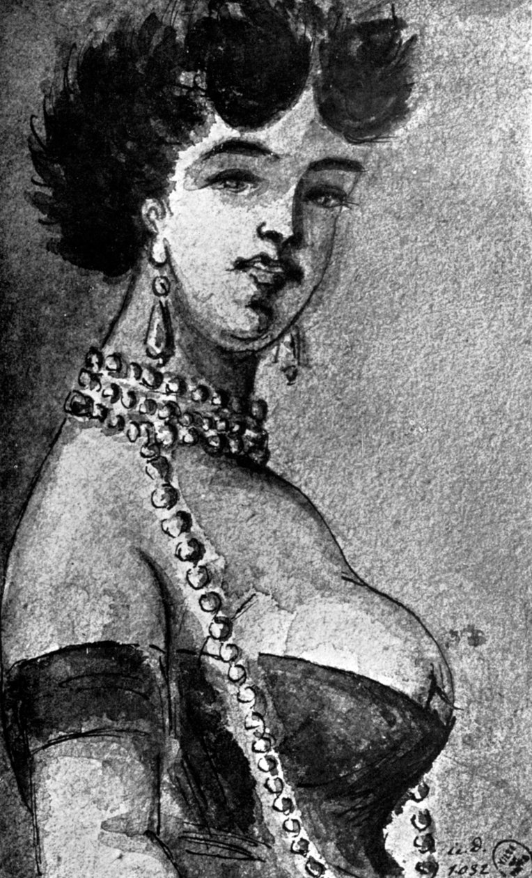Žena, 19. století, 1930. od Constantin Guys