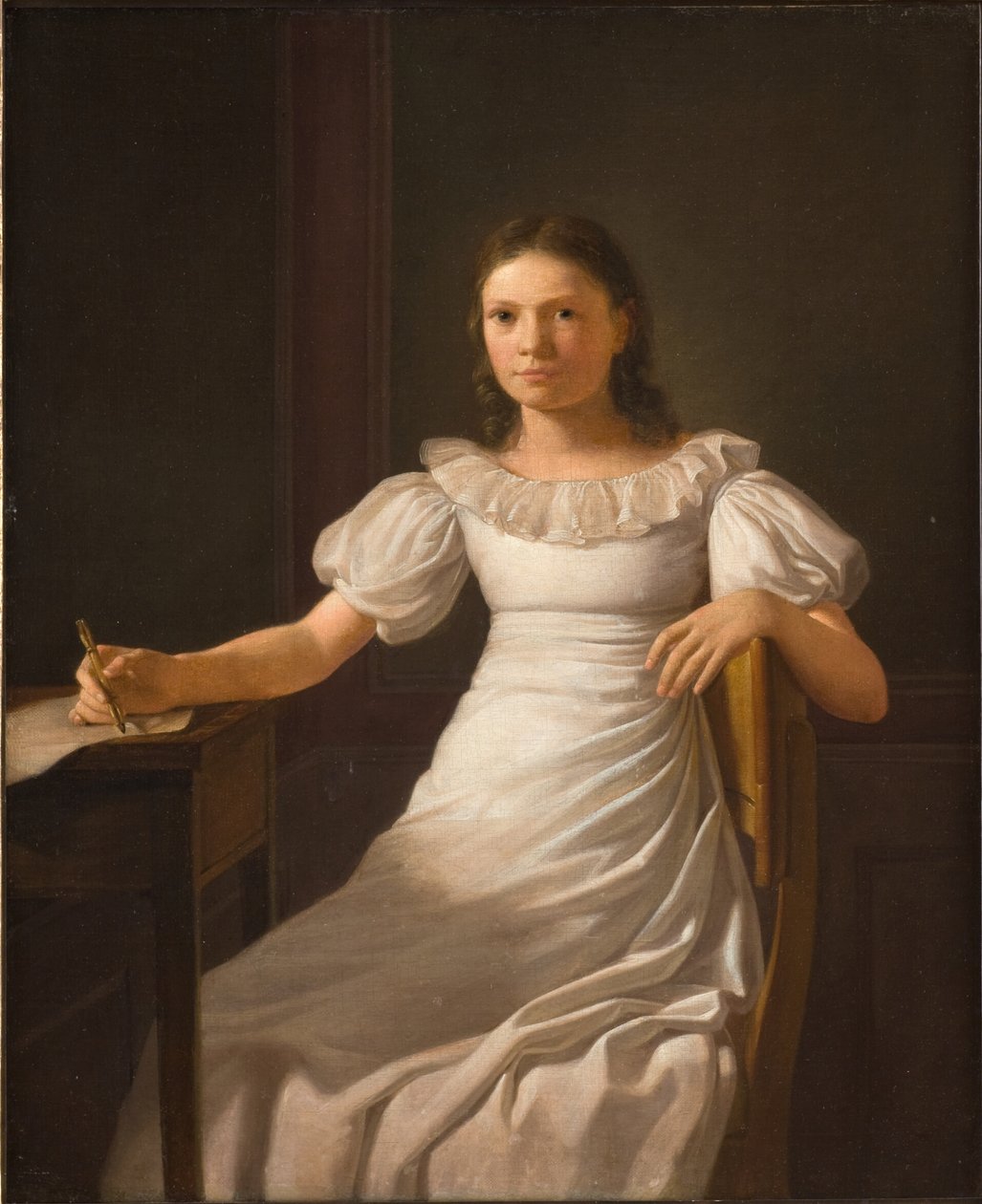Umělcova sestra Alvilde od Constantin Hansen