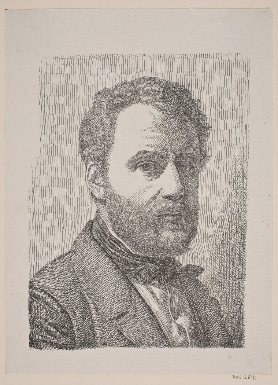 Portrét Wilhelma Marstranda od Constantin Hansen
