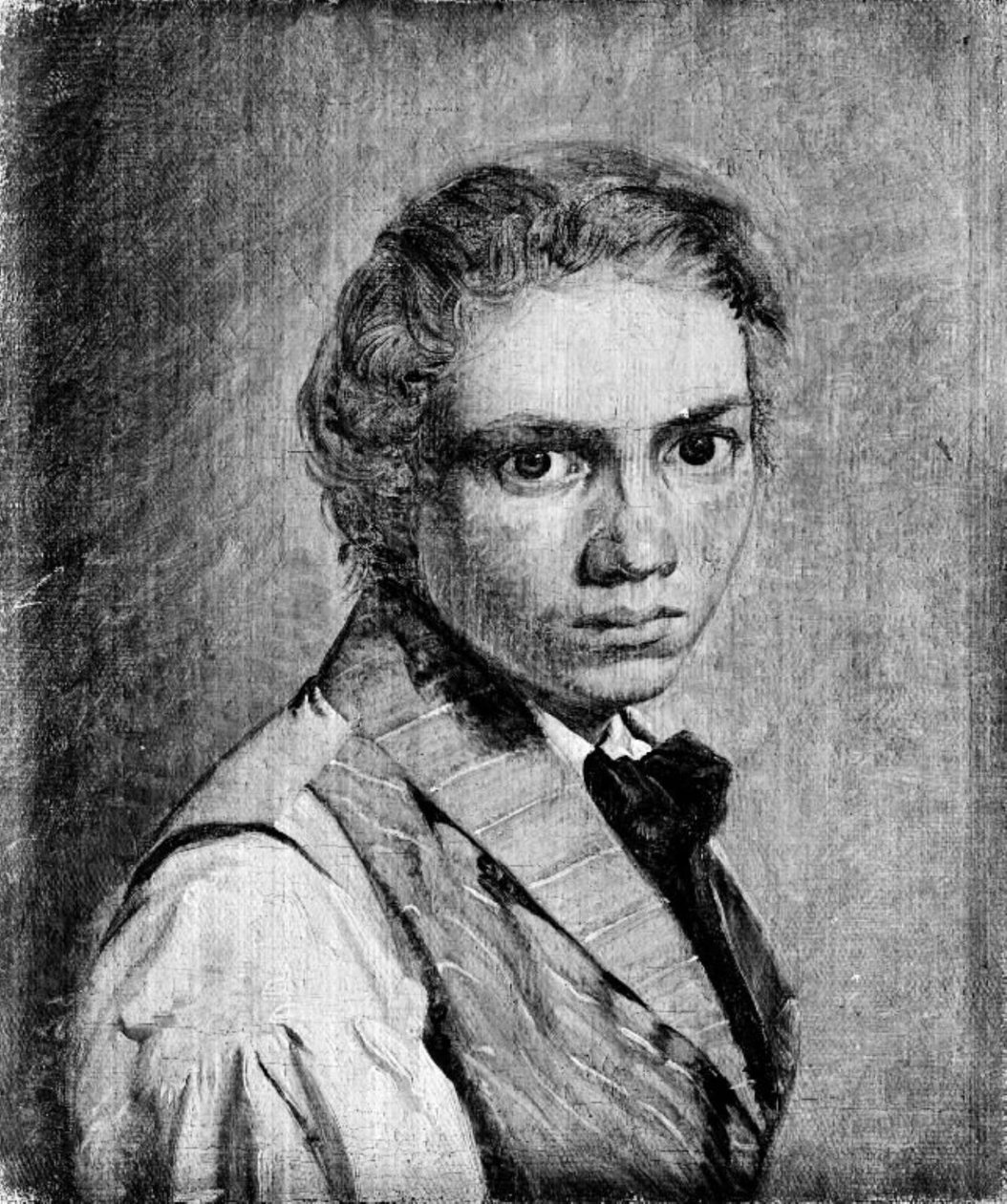 Autoportrét od Constantin Hansen